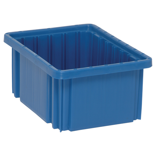 Contenants Divider Box, Plastique, 10,9" la x 8,3" p x 5" h, Bleu Nuna Depot Inc.
