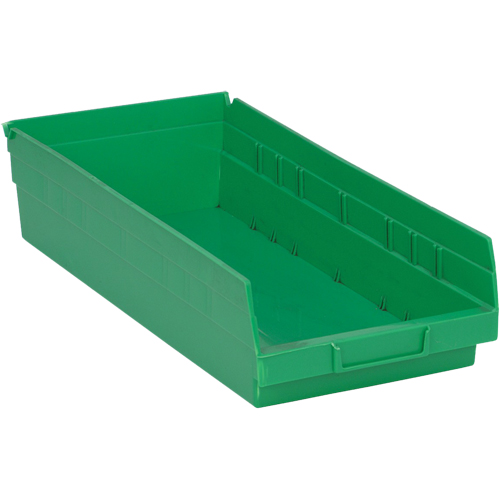 Bacs pour tablette, 8-1/8" la x 4" H x 17-7/8" p, Vert, Capacit&eacute; 40 lb Nuna Depot Inc.