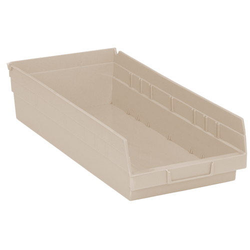 Bac pour &eacute;tag&egrave;re &eacute;conomique, 8-3/8" la, 4" h x 17-7/8" p, Ivoire Nuna Depot Inc.