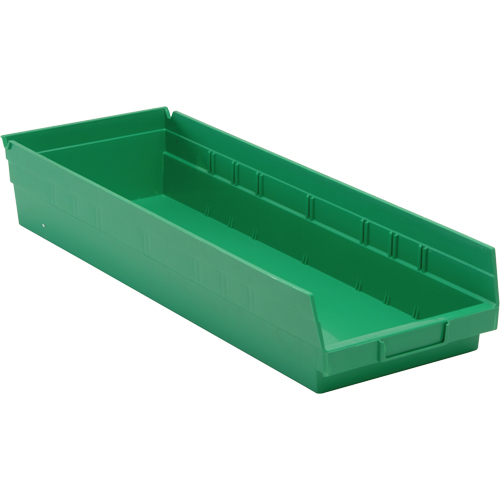 Bacs pour tablette, 8-3/8" la x 4" H x 23-5/8" p, Vert, Capacit&eacute; 50 lb Nuna Depot Inc.