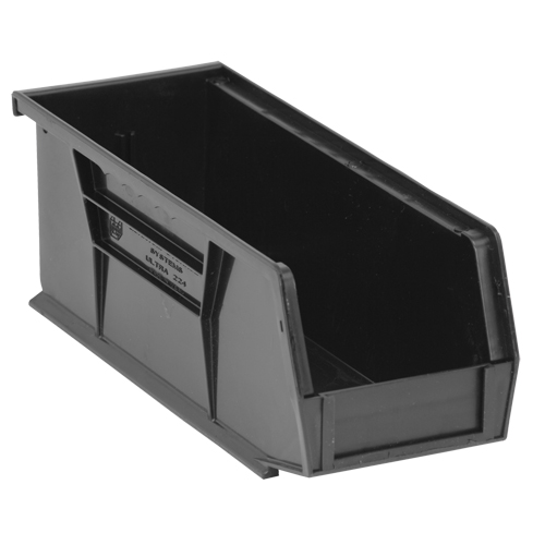 Contenant recycl&eacute; &eacute;cologique, 4,125"/3-3/16" la, 3-3/4" h x 10-7/8"/10,875" p, Noir Nuna Depot Inc.