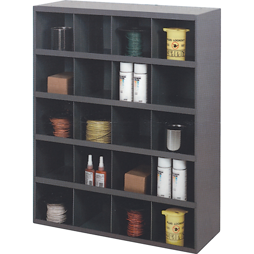Storage Bin Cabinets, Steel, 20 Drawers, 33-3/4" x 12" x 42", Grey Nuna Depot Inc.