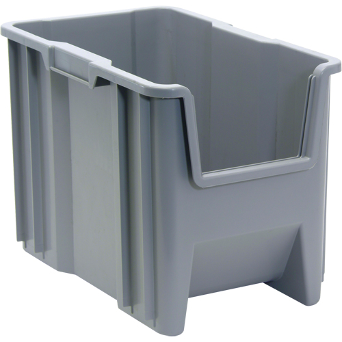 Contenants &agrave; empiler g&eacute;ants, 10,875" la x 17,5" p x 12,5" h, Gris Nuna Depot Inc.