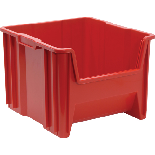 Contenants &agrave; empiler g&eacute;ants, 16,5" la x 17,5" p x 12,5" h, Rouge Nuna Depot Inc.