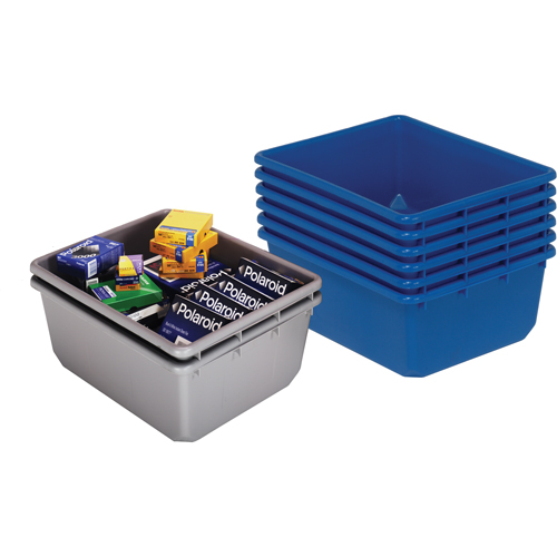 Cross Stack Bins, 11" W x 17.25" D x 12" H, Blue Nuna Depot Inc.