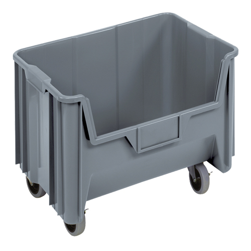 Mobile Giant Stack Container, 12-7/16" H x 19-7/8" W x 15-1/4" D, 250 lbs. Capacity, Grey Nuna Depot Inc.