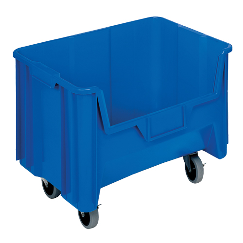 Mobile Giant Stack Container, 12-7/16" H x 19-7/8" W x 15-1/4" D, 250 lbs. Capacity, Blue Nuna Depot Inc.