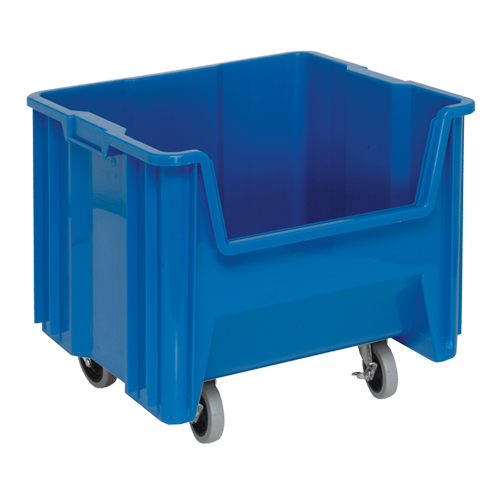 Mobile Giant Stack Container, 12-1/2" H x 16-1/2" W x 17-1/2" D, 250 lbs. Capacity, Blue Nuna Depot Inc.