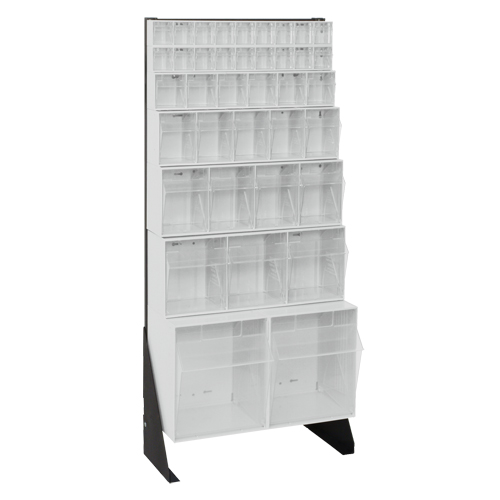 Support pour bacs basculants, 23-5/8" la x 8" p x 52" h, 38 tiroirs Nuna Depot Inc.