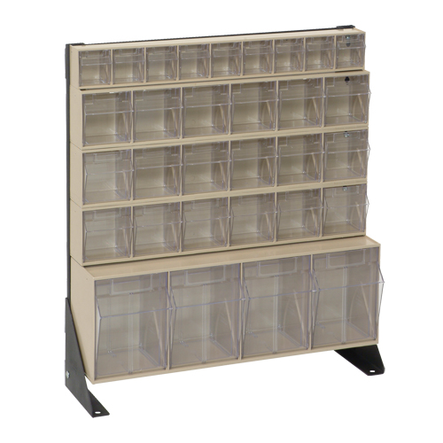 Tip-Out Bins Stand, 23-5/8" W x 8" D x 28" H, 31 Drawers Nuna Depot Inc.