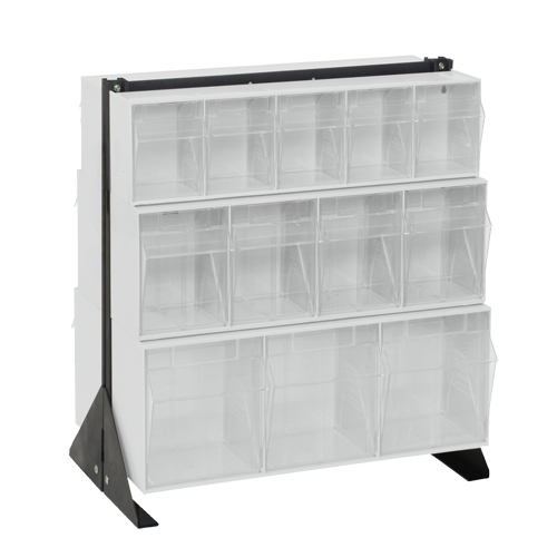 Tip-Out Bins Stand, 23-5/8" W x 16" D x 28" H, 24 Drawers Nuna Depot Inc.