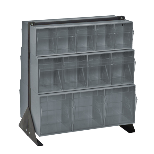 Tip-Out Bins Stand, 23-5/8" W x 16" D x 28" H, 24 Drawers Nuna Depot Inc.