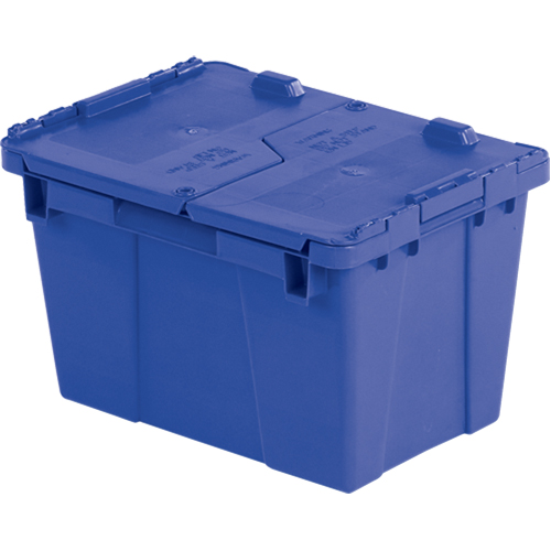 Flipak&reg; Polyethylene Plastic (PE) Distribution Containers, 15.2" x 10.9" x 9.7", Blue Nuna Depot Inc.