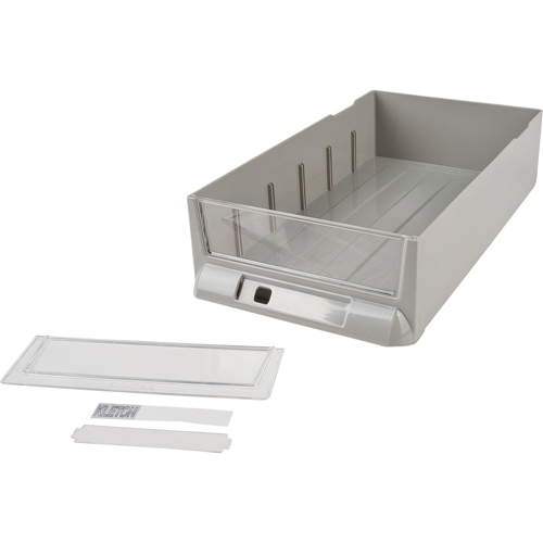 Tiroir de rechange pour armoires de pi&egrave;ces KPC-100, Plastique, 6-3/8" la x 11-3/10" p, 2-11/16" h, Gris Nuna Depot Inc.