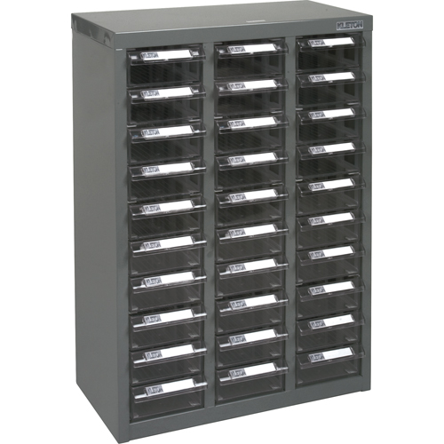 Casiers pour pi&egrave;ces KPC-700, Acier galvanis&eacute;, 30 tiroirs, 17-1/2" x 8-7/10" x 25-3/10", Gris Nuna Depot Inc.
