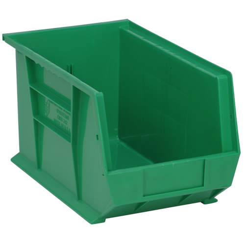 Ultra Stack & Hang Bin, 8-1/4" W x 8" H x 13-5/8" D, Green Nuna Depot Inc.