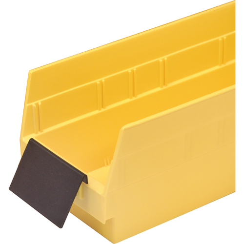 Bacs de rangement pour tablettes - Porte-&eacute;tiquettes de forme allong&eacute;e Nuna Depot Inc.
