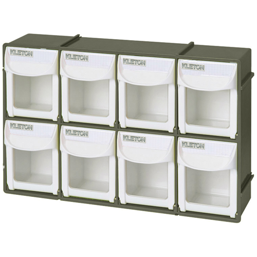 Heavy-Duty Tilt Bin, 11-3/4" W x 2-3/4" D x 7-7/8" H, 8 Drawers Nuna Depot Inc.