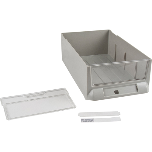 Tiroir de rechange pour armoires de pi&egrave;ces KPC-200, Plastique, 5-3/8" la x 9-13/16" p, 3-3/10" h, Gris Nuna Depot Inc.