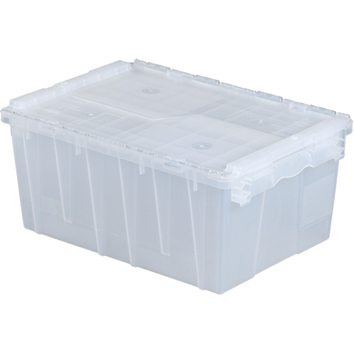 Flipak&reg; Polypropylene Plastic (PP) Distribution Containers, 21.8" x 15.2" x 9.3", Clear Nuna Depot Inc.