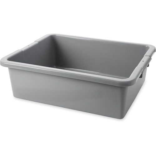 Contenant utilitaire sans compartiments, 7" ha x 21,5" p x 17" lo, Poly&eacute;thyl&egrave;ne, Gris Nuna Depot Inc.