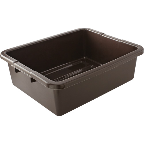 Contenant utilitaire sans compartiments, 7" ha x 21,5" p x 17" lo, Plastique, Brun Nuna Depot Inc.