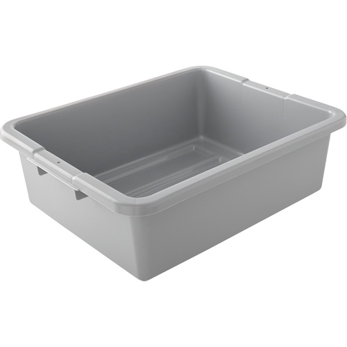 Contenant utilitaire sans compartiments, 7" ha x 21,5" p x 17" lo, Plastique, Gris Nuna Depot Inc.