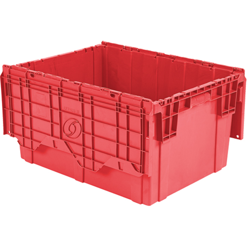 Flipak Polyethylene Plastic (PE) Distribution Containers, 27.9" x 20.9" x 15.2", Red Nuna Depot Inc.