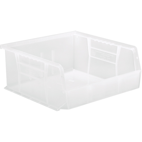 Clear-View Ultra Stack & Hang Bin, 11" W x 5" H x 10-7/8" D, Clear Nuna Depot Inc.