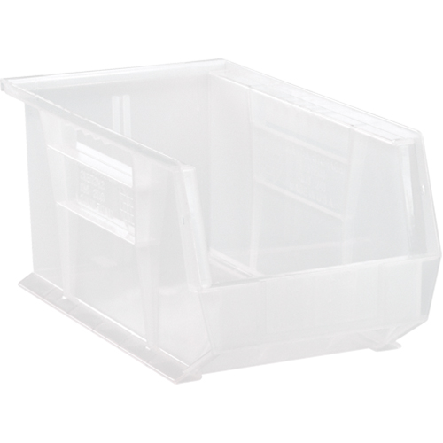 Clear-View Ultra Stack & Hang Bin, 8-1/4" W x 7" H x 14-3/4" D, Clear Nuna Depot Inc.
