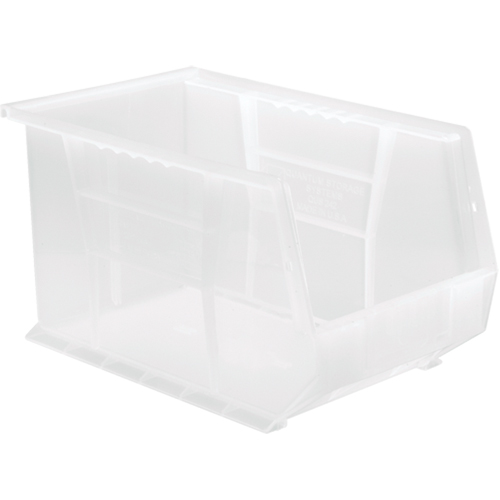 Bac transparent ultra empilable & suspendable, 8-1/4" la, 8" h x 13-5/8" p, Transparent Nuna Depot Inc.
