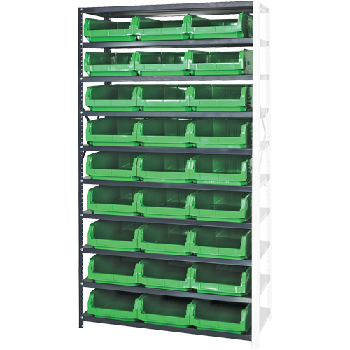 &eacute;l&eacute;ment de rayonnage avec bacs empilables, Acier, Bac Magnum, Ajout, 42" la x 76" h Nuna Depot Inc.