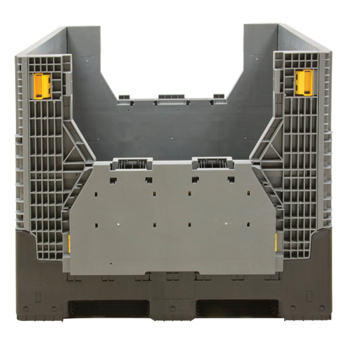 Contenant de vrac pliable, 47,2" lo x 39,4" la x 39,4" h, Gris Nuna Depot Inc.