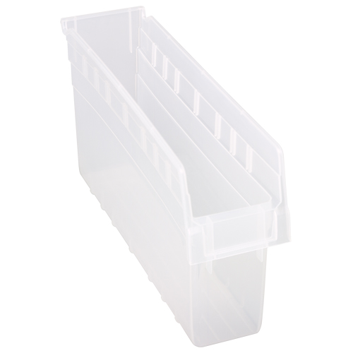 Bacs pour &eacute;tag&egrave;re Store-Max, 4-3/8" la x 8" H x 17-7/8" p, Transparent, Capacit&eacute; 56 lb Nuna Depot Inc.