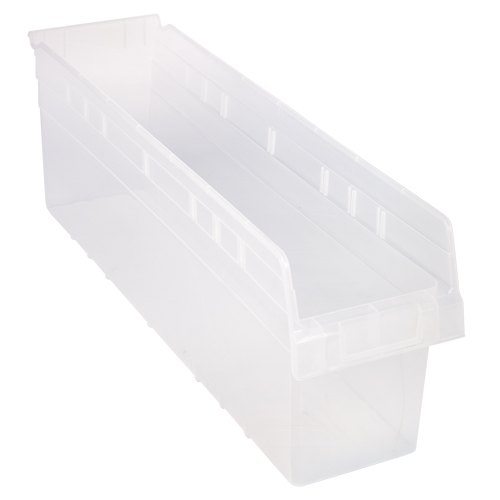 Bacs pour &eacute;tag&egrave;re Store-Max, 6-5/8" la x 8" H x 23-5/8" p, Transparent, Capacit&eacute; 68 lb Nuna Depot Inc.