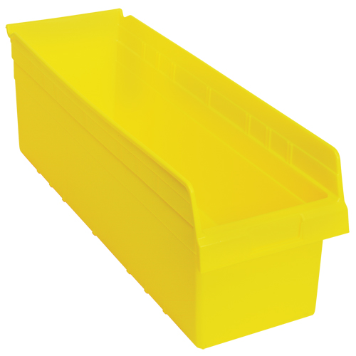 Store-Max Shelf Bins, 8-3/8" W x 8" H x 23-5/8" D, Yellow, 68 lbs. Capacity Nuna Depot Inc.