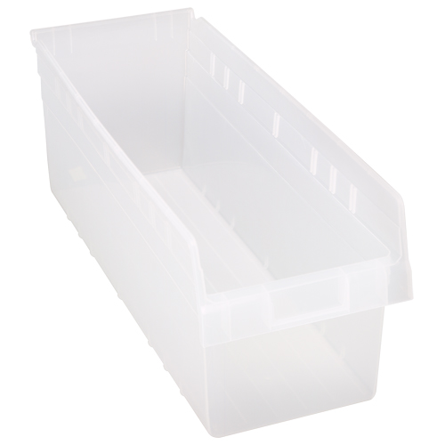 Bacs pour &eacute;tag&egrave;re Store-Max, 8-3/8" la x 8" H x 23-5/8" p, Transparent, Capacit&eacute; 68 lb Nuna Depot Inc.