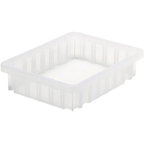 Contenant Divider Box, Plastique, 10,875" la x 8,25" p x 2,5" h, Transparent Nuna Depot Inc.