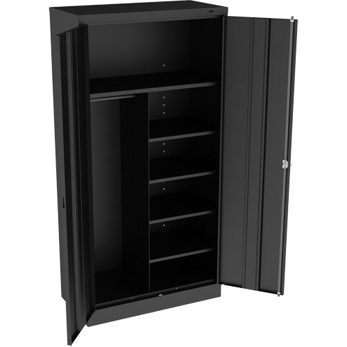 Armoire &agrave; combinaison, 36" la x 18" p x 72" h, Noir Nuna Depot Inc.