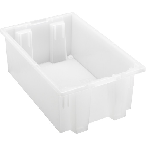 Contenant robuste Stack & Nest, 6" x 11" x 18", Transparent Nuna Depot Inc.