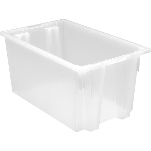 Contenant robuste Stack & Nest, 12" x 15,5" x 23,5", Transparent Nuna Depot Inc.