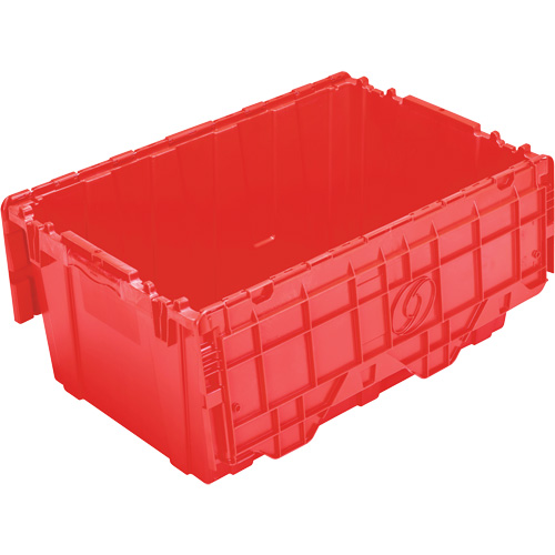 FP243C FliPak Nestable Tote, 26.9" x 16.9" x 12.1", Red Nuna Depot Inc.