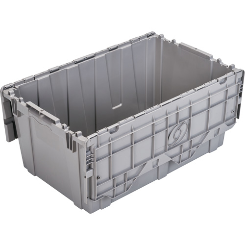 FP243C FliPak Nestable Tote, 26.9" x 16.9" x 12.1", Grey Nuna Depot Inc.