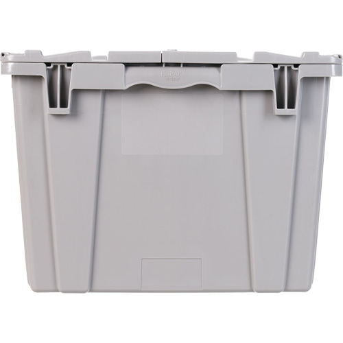 FP243C FliPak Nestable Tote, 26.9" x 16.9" x 12.1", Grey Nuna Depot Inc.