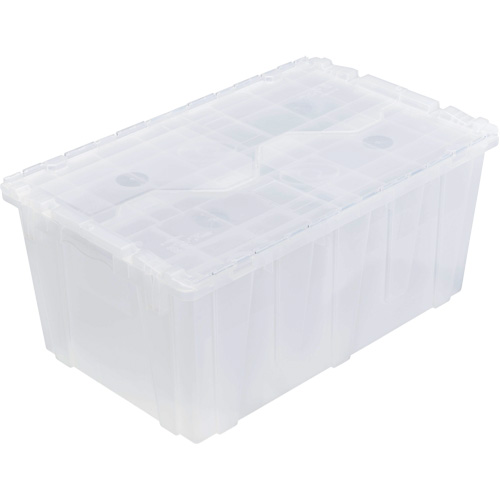 FP243C FliPak Nestable Tote, 26.9" x 16.9" x 12.1", Clear Nuna Depot Inc.