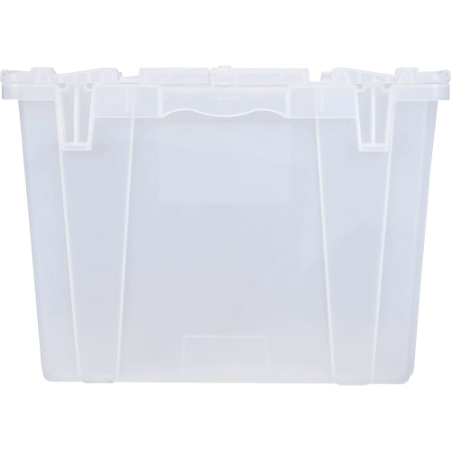 FP243C FliPak Nestable Tote, 26.9" x 16.9" x 12.1", Clear Nuna Depot Inc.