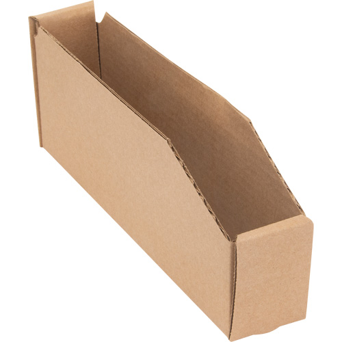Deep Corrugated Parts Bins, 1-15/16" W x 11-1/4" D x 4-1/2" H, Beige Nuna Depot Inc.