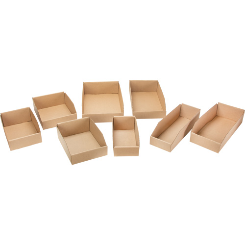 Boîtes profondes en carton ondul&eacute;, 5-3/4" la x 11-1/4" p x 4-1/2" h, Beige Nuna Depot Inc.