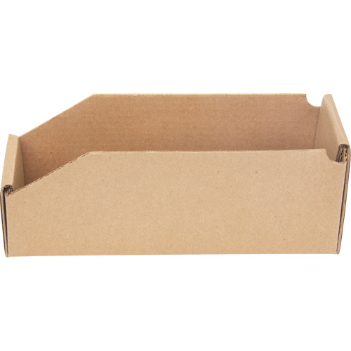 Boîtes profondes en carton ondul&eacute;, 3-3/4" la x 11-1/4" p x 4-1/2" h, Beige Nuna Depot Inc.