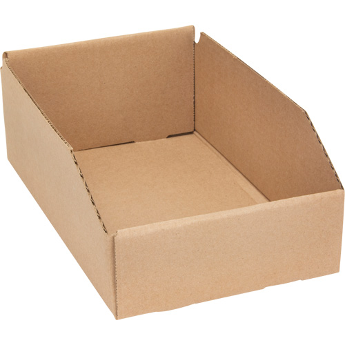 Boîtes profondes en carton ondul&eacute;, 7-5/8" la x 11-5/16" p x 4-1/2" h, Beige Nuna Depot Inc.